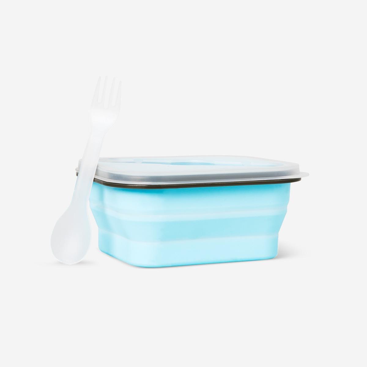 Blue collapsible lunchbox