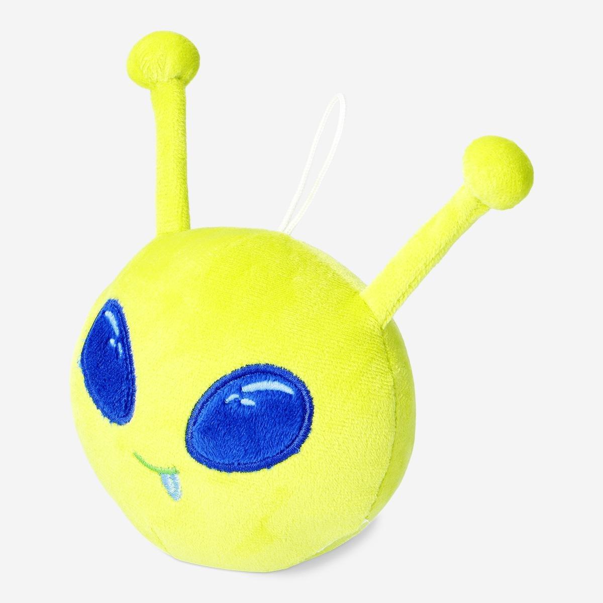 Yellow alien cuddly friend charm