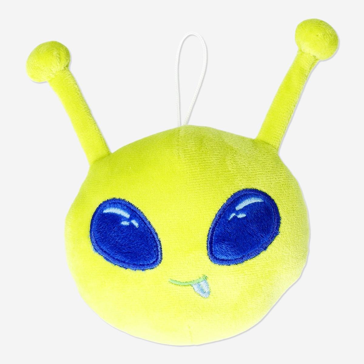 Yellow alien cuddly friend charm