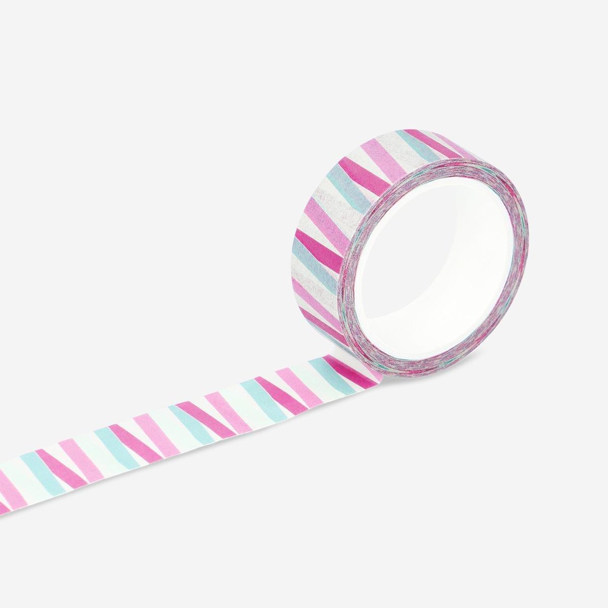Multicolour paper tape. 6 pcs