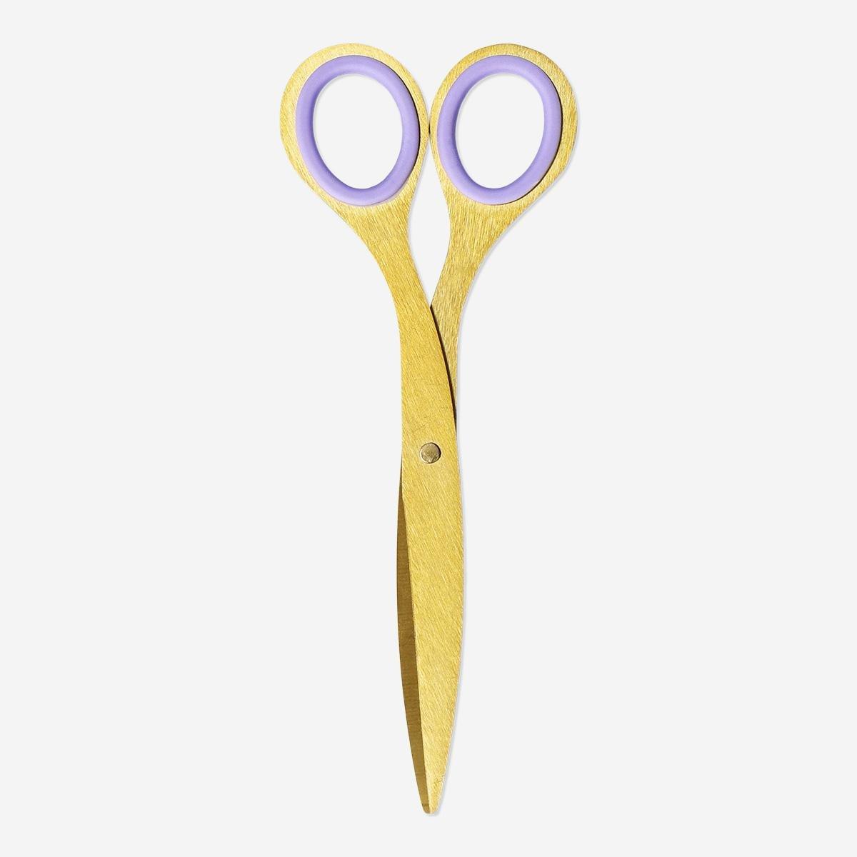Gold elegant scissors