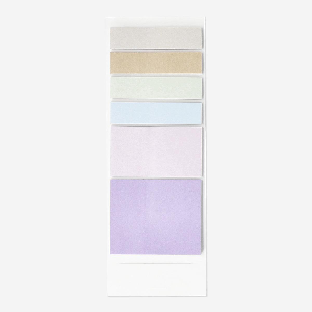 Multicolour sticky memos