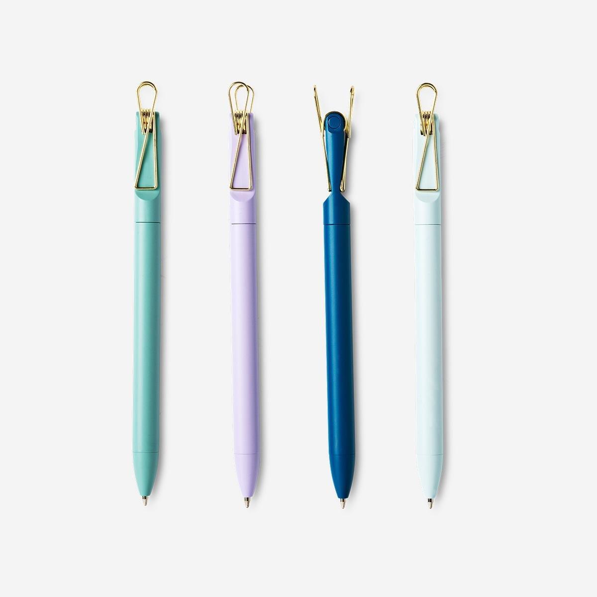 Multicolour ballpoint pens. 4 pcs