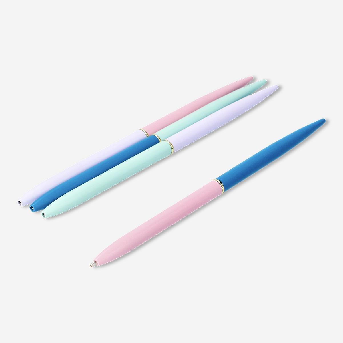 Multicolour ballpoint pens. 4 pcs