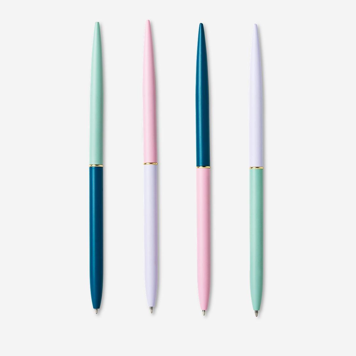 Multicolour ballpoint pens. 4 pcs