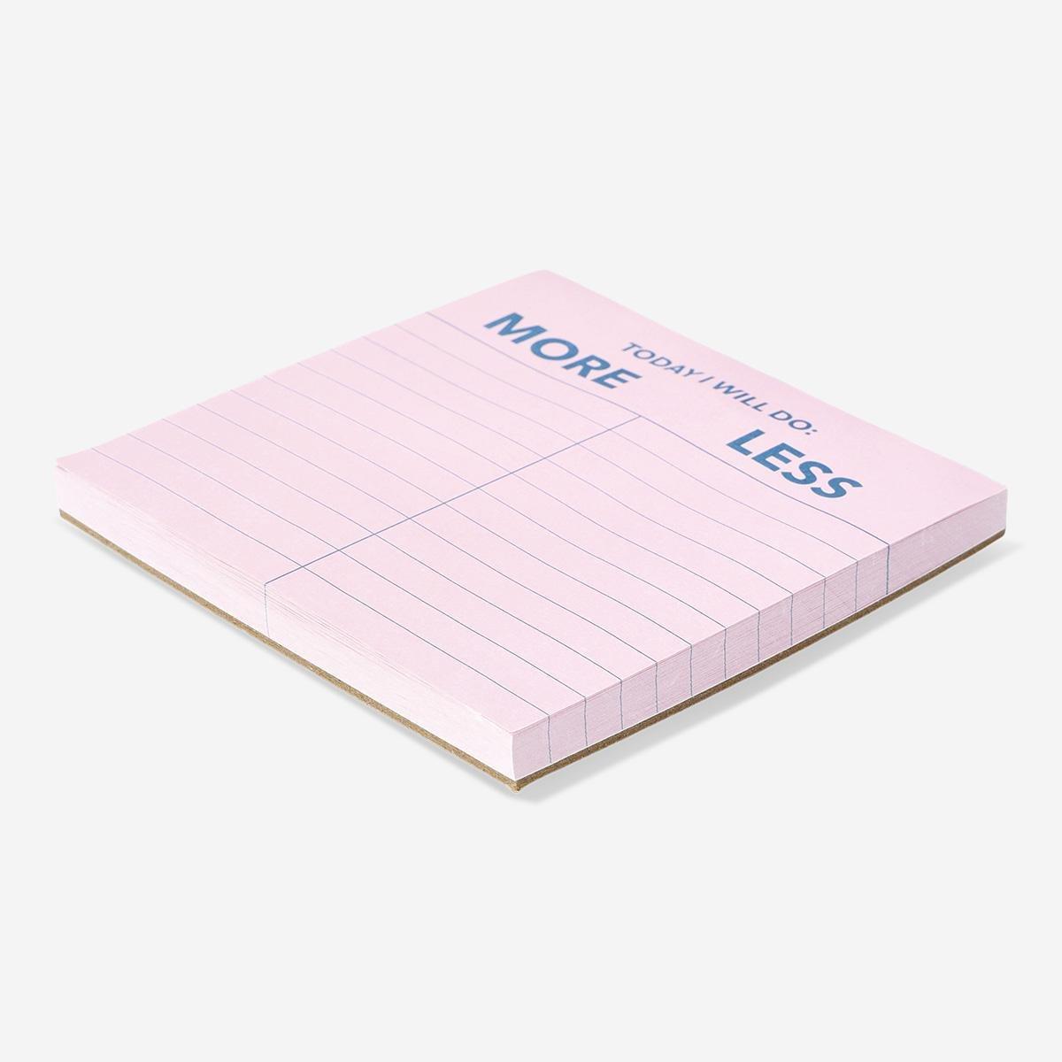 Multicolour more or less planner pad