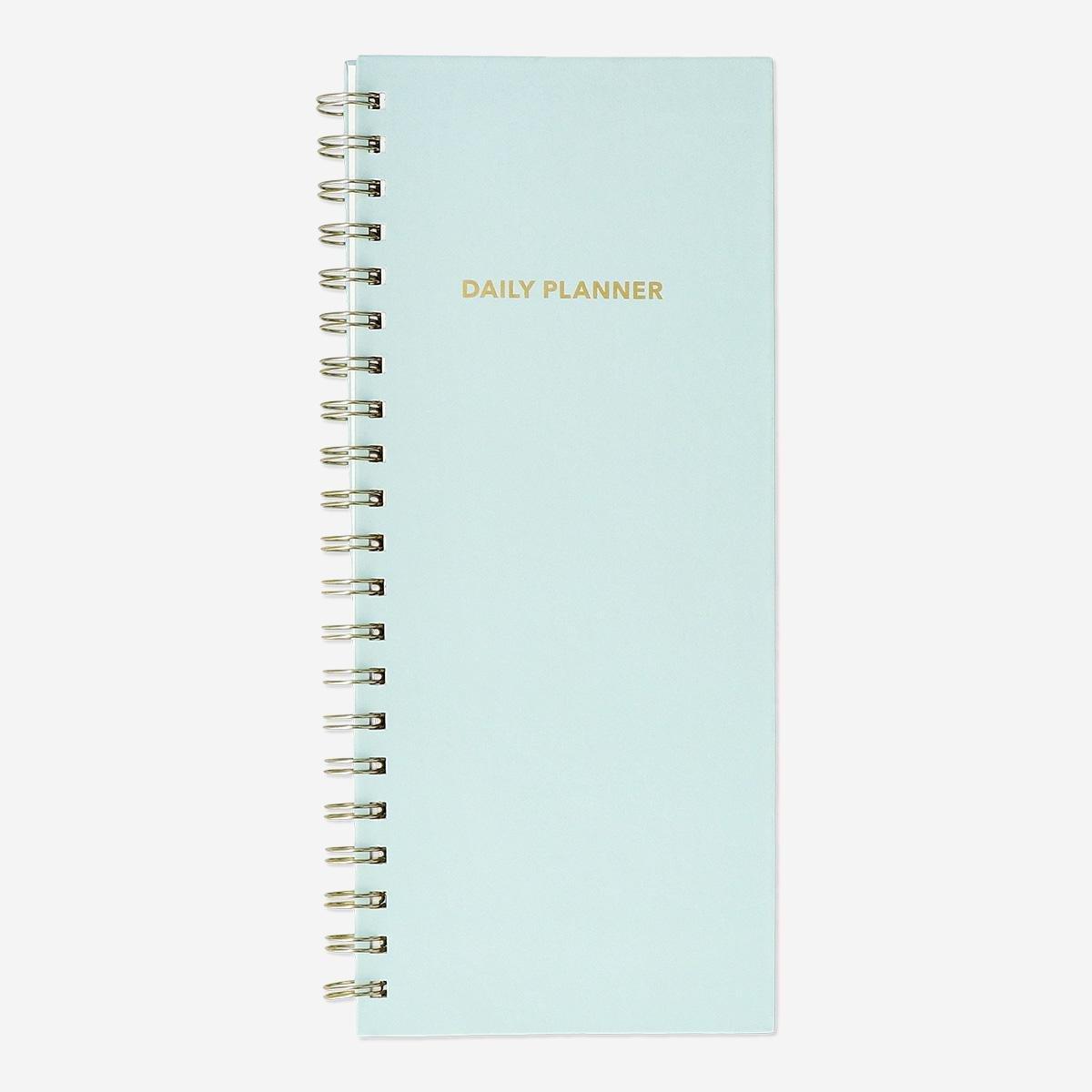 Green daily planner pad