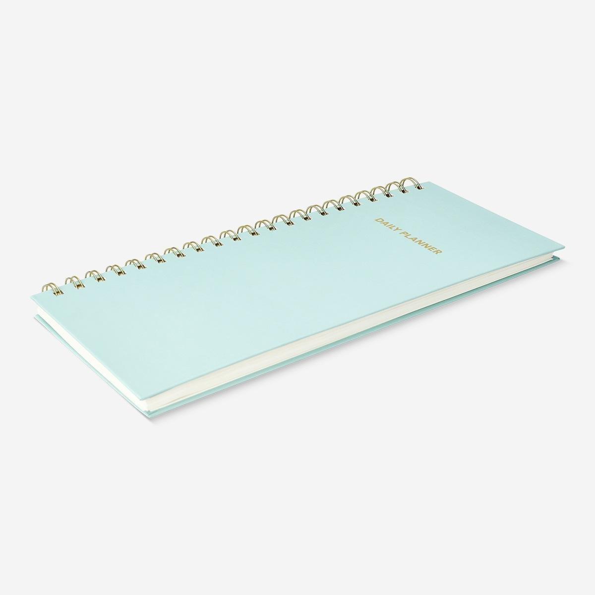 Green daily planner pad