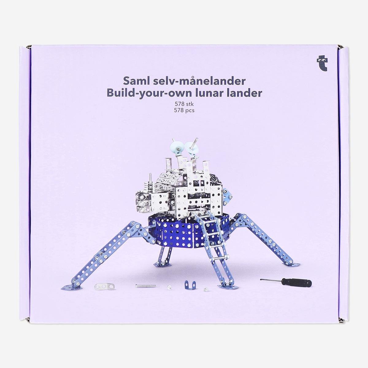 Silver build-your-own lunar lander