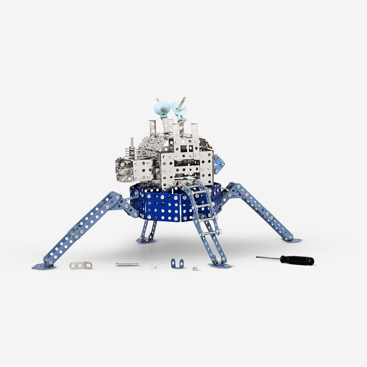 Silver build-your-own lunar lander