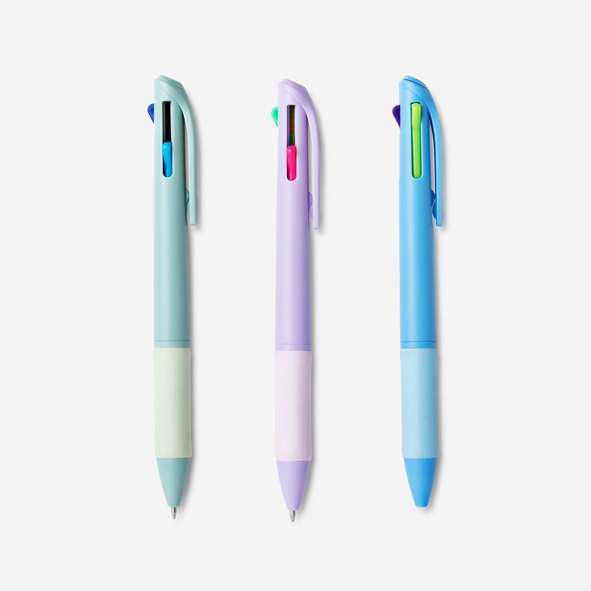 Multicolour ballpoint pens. 3 pcs