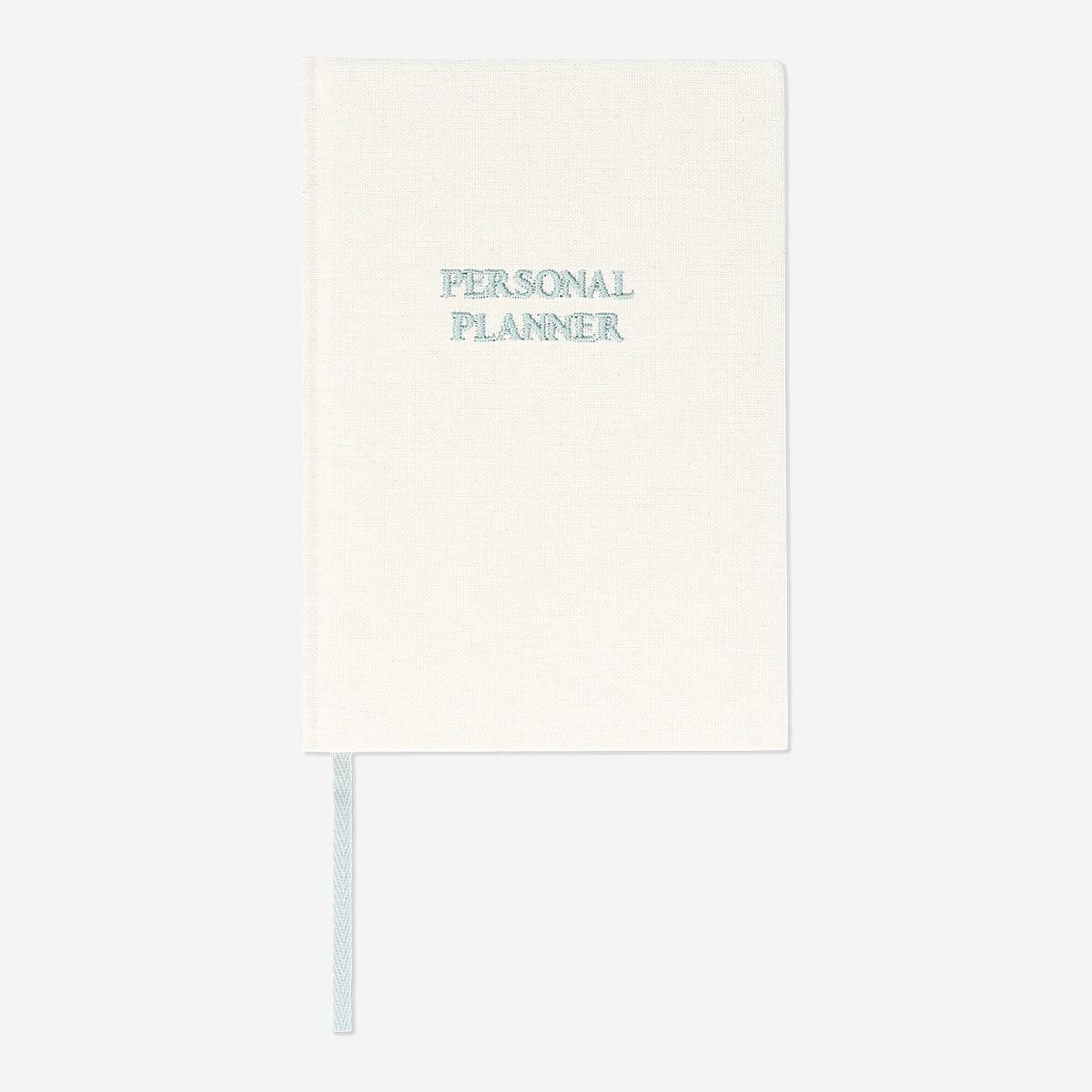 White personal planner. a5