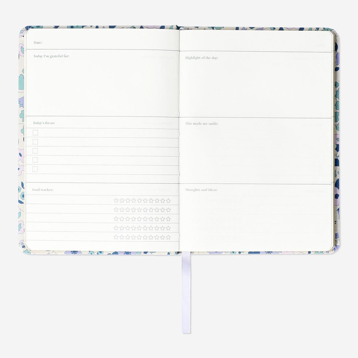 Multicolour floral gratitude journal