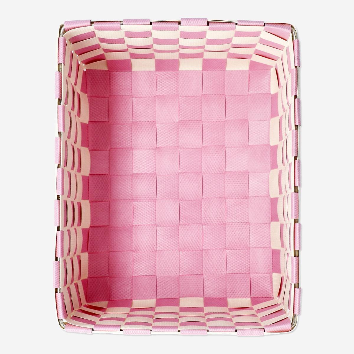 Pink small storage basket