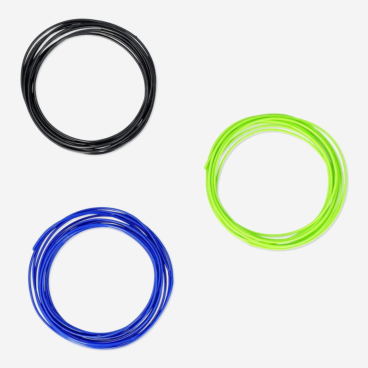 Multicolour filaments for 3D pen. 300 cm
