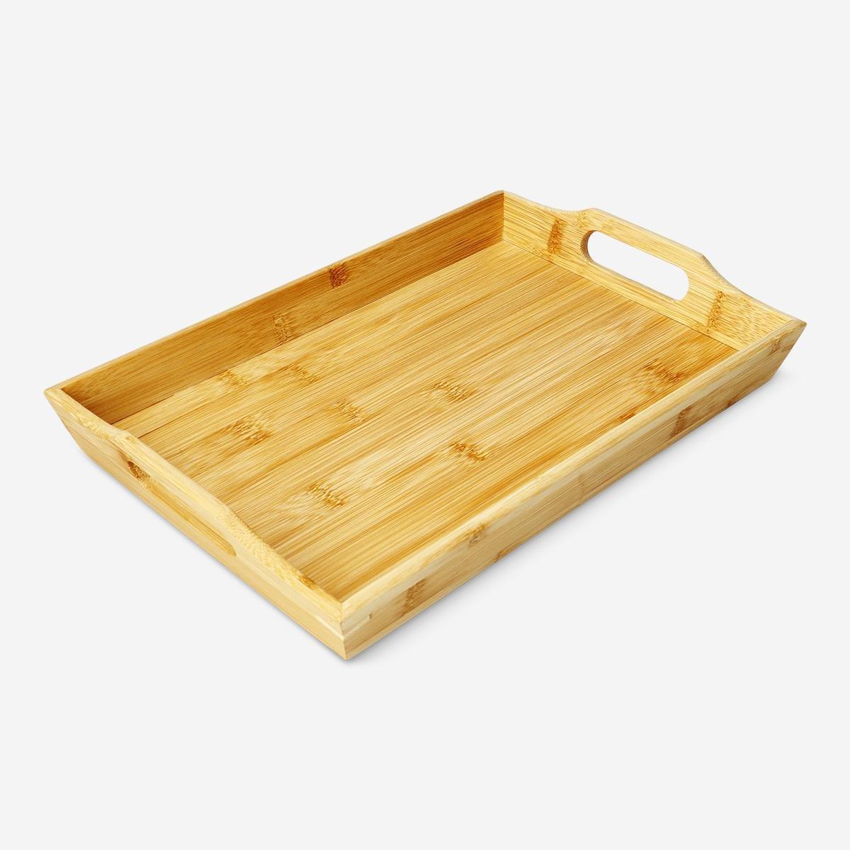 Brown Bamboo Tray