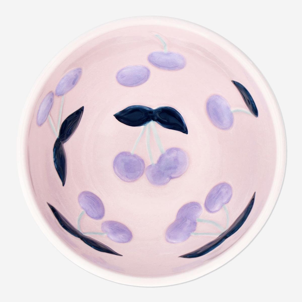 Purple cherry bowl