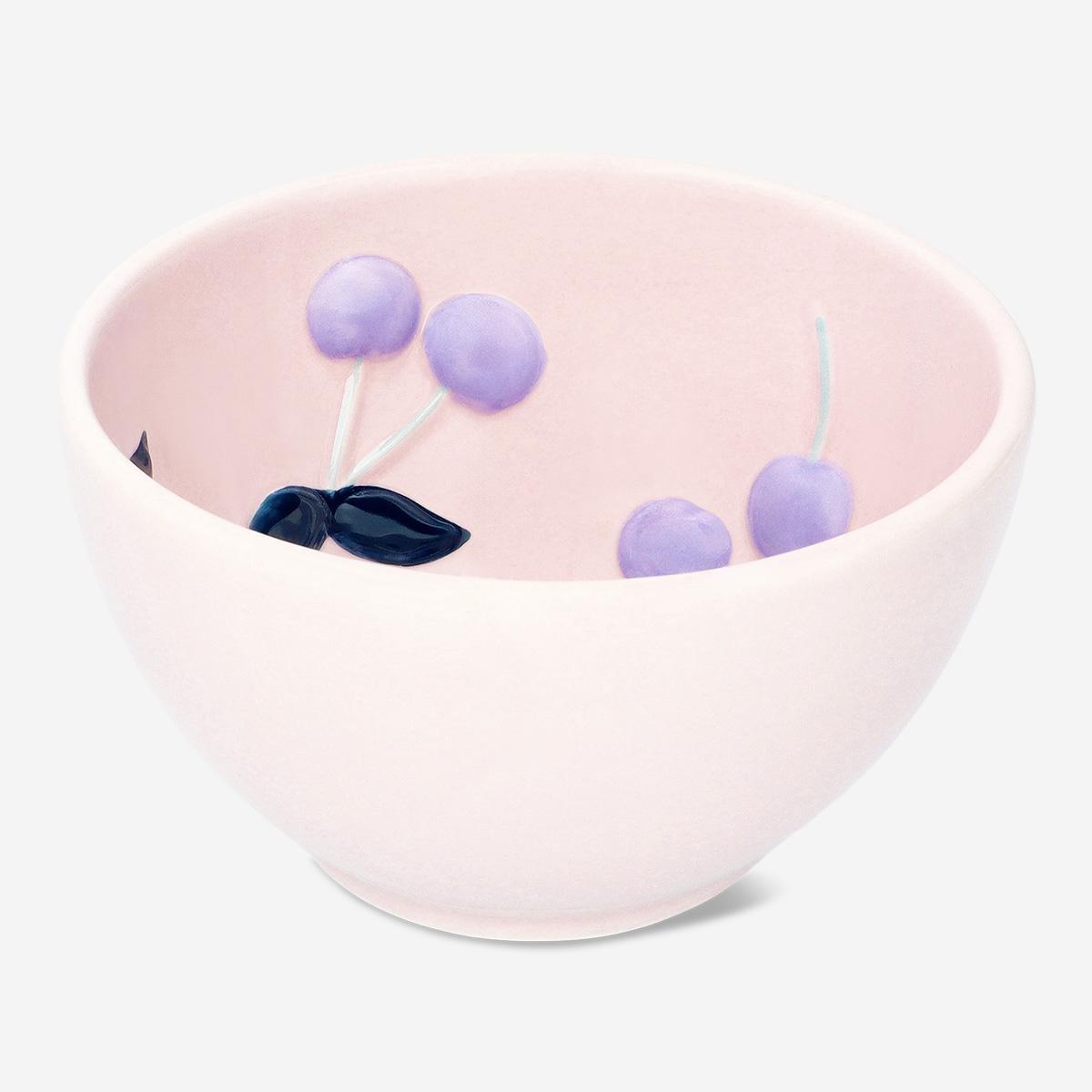 Purple cherry bowl