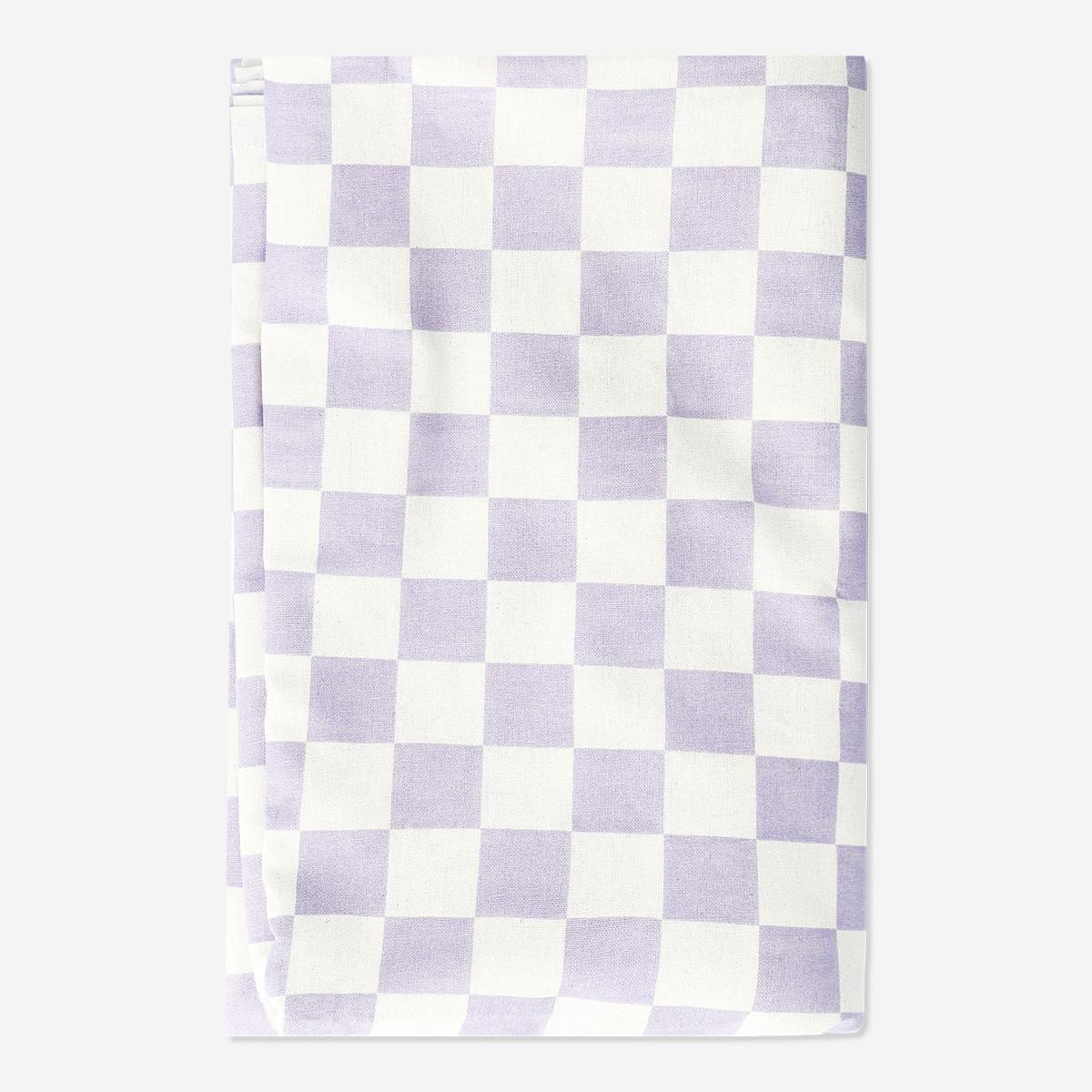 Multicolour checkered tablecloth. 140x220 cm
