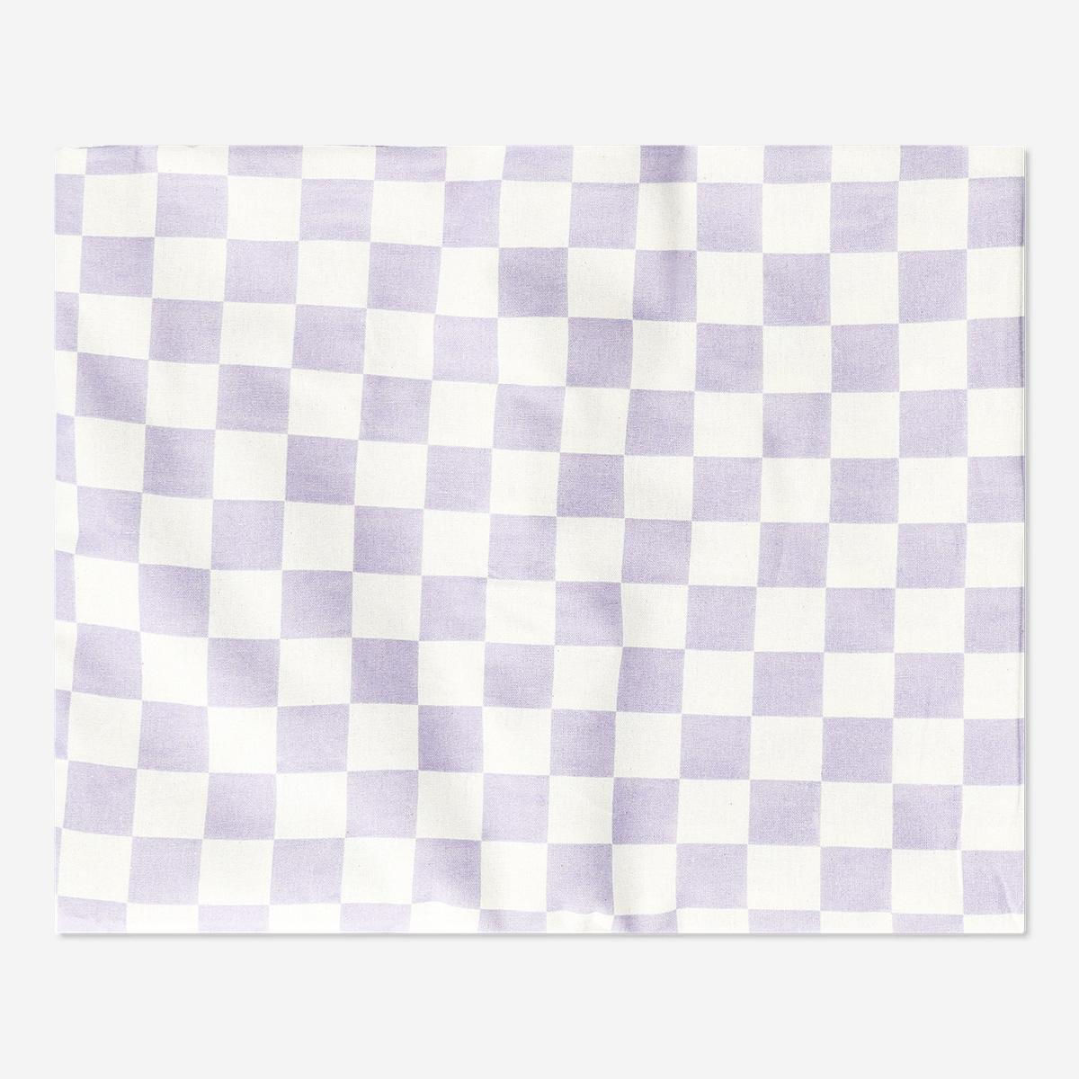 Multicolour checkered tablecloth. 140x220 cm