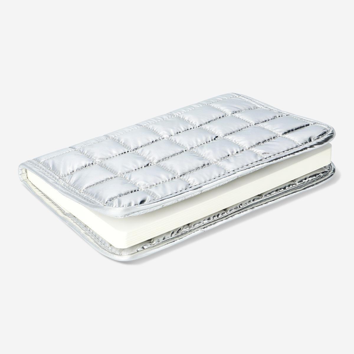 Silver removable cover notebook