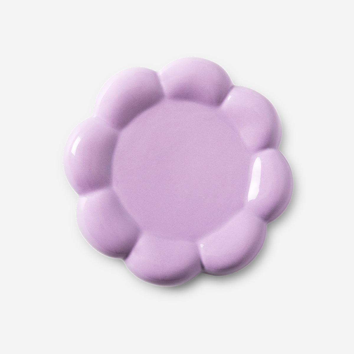 Purple bubble mug with saucer. 550 ml