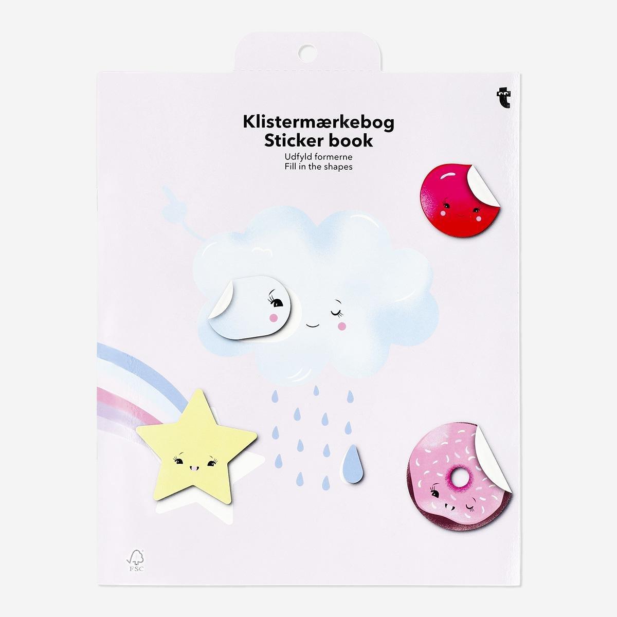 Multicolour sticker book