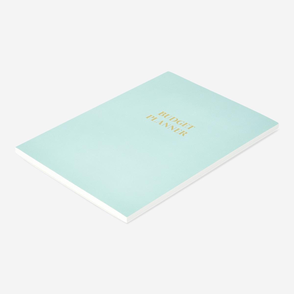 Green English budget planner. a5