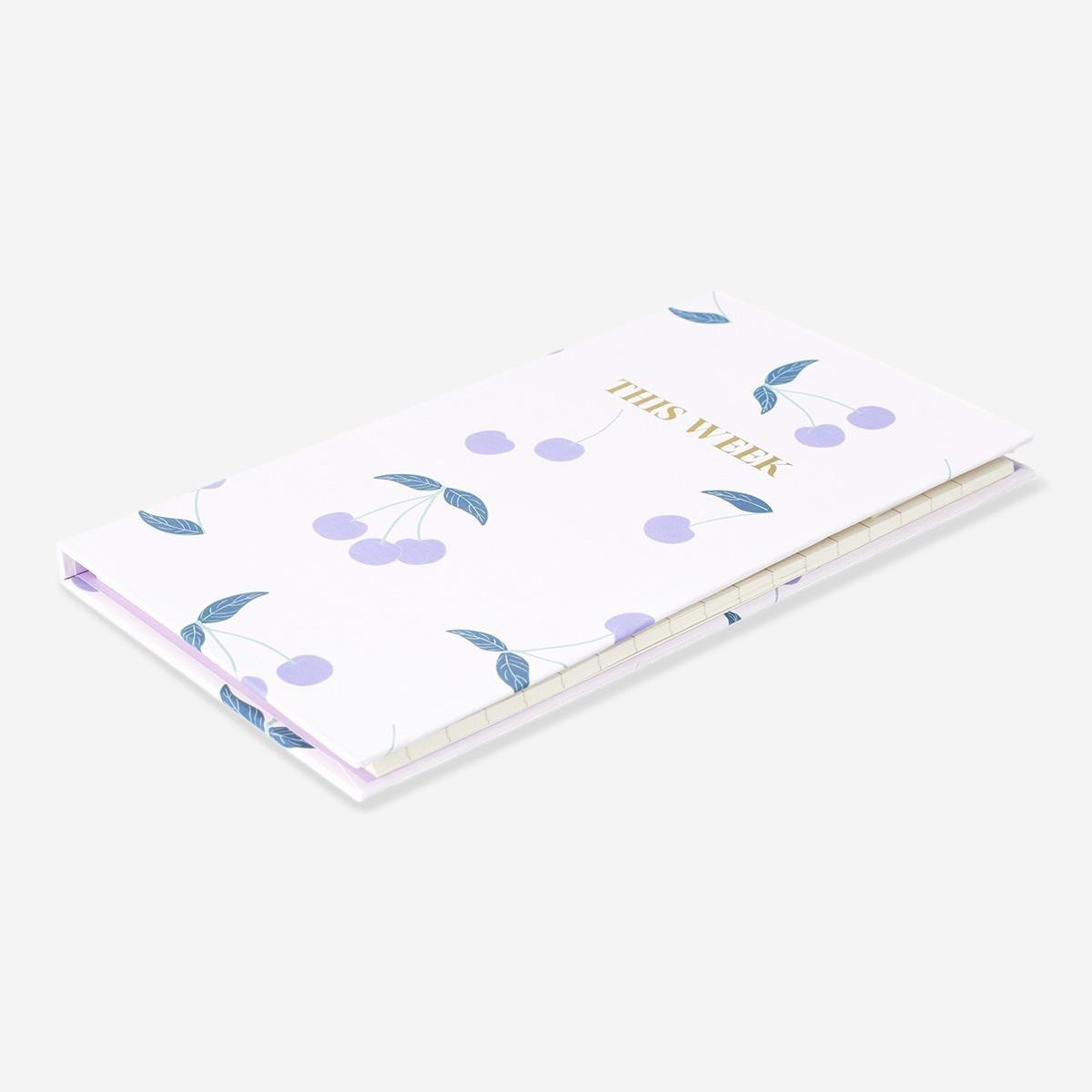 Multicolour cherry planner pads