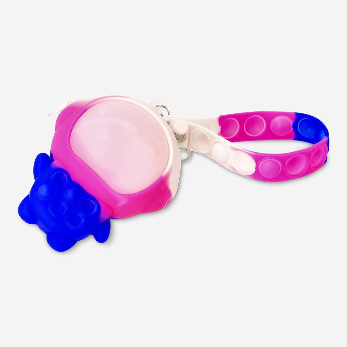 Multicolour astronaut key ring