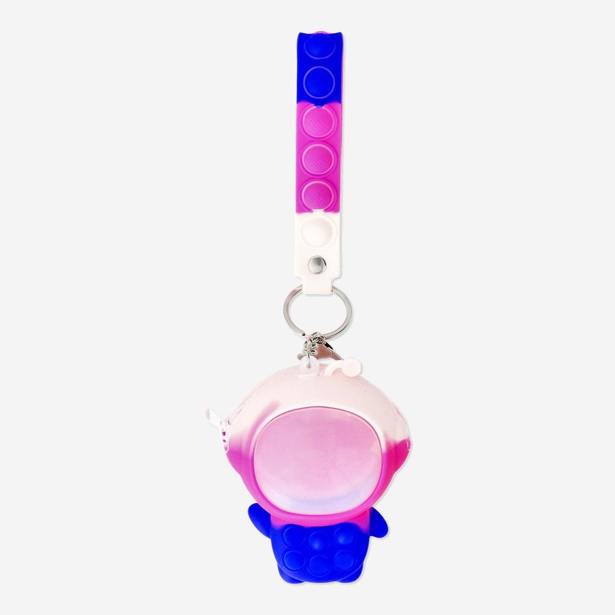 Multicolour astronaut key ring