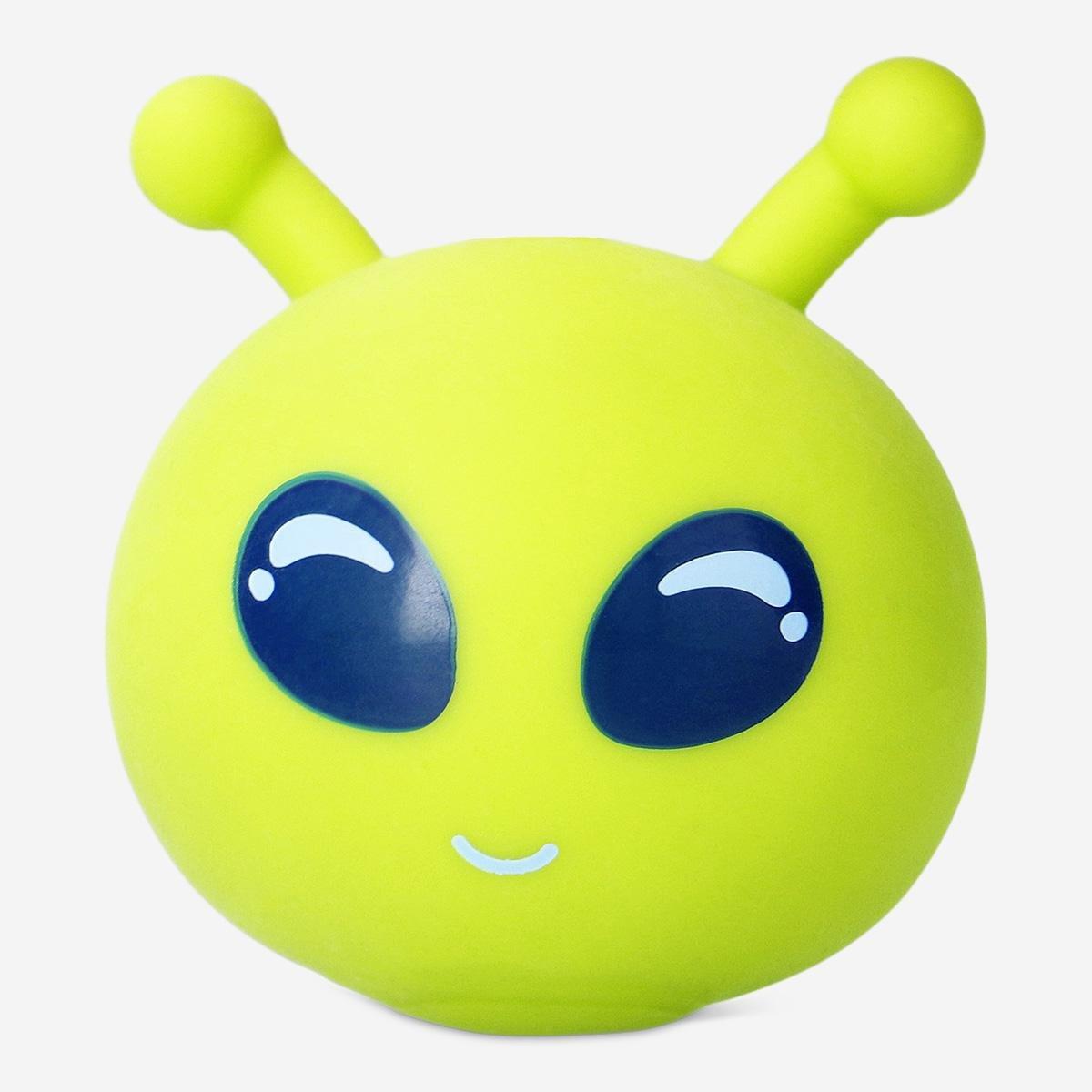 Yellow alien fidget toy
