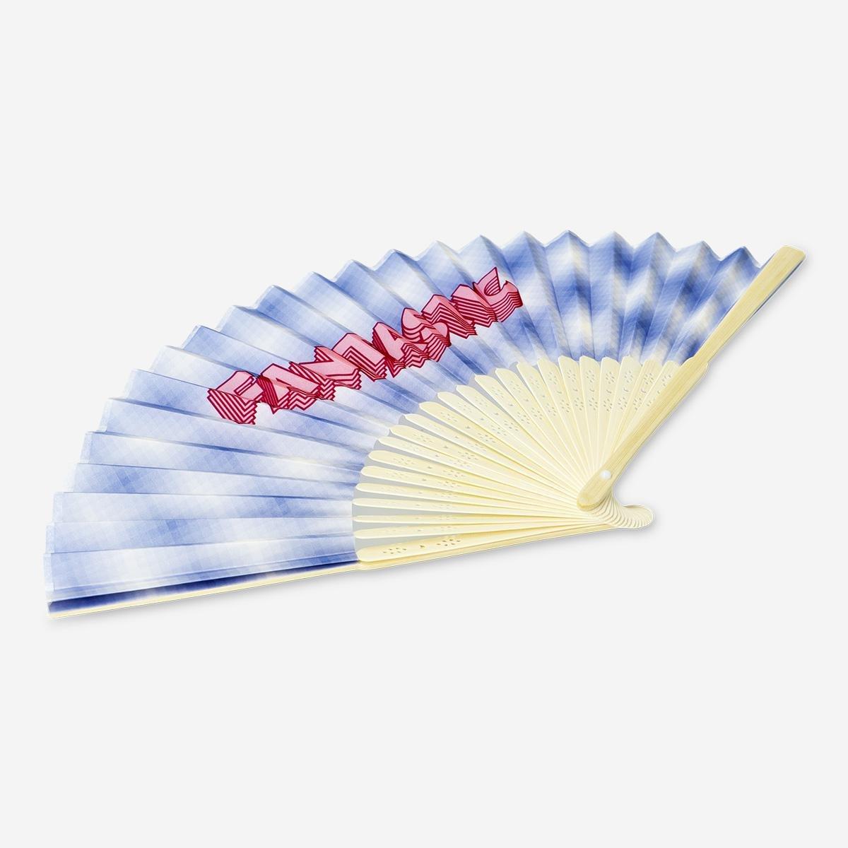 Multicolour foldable fan