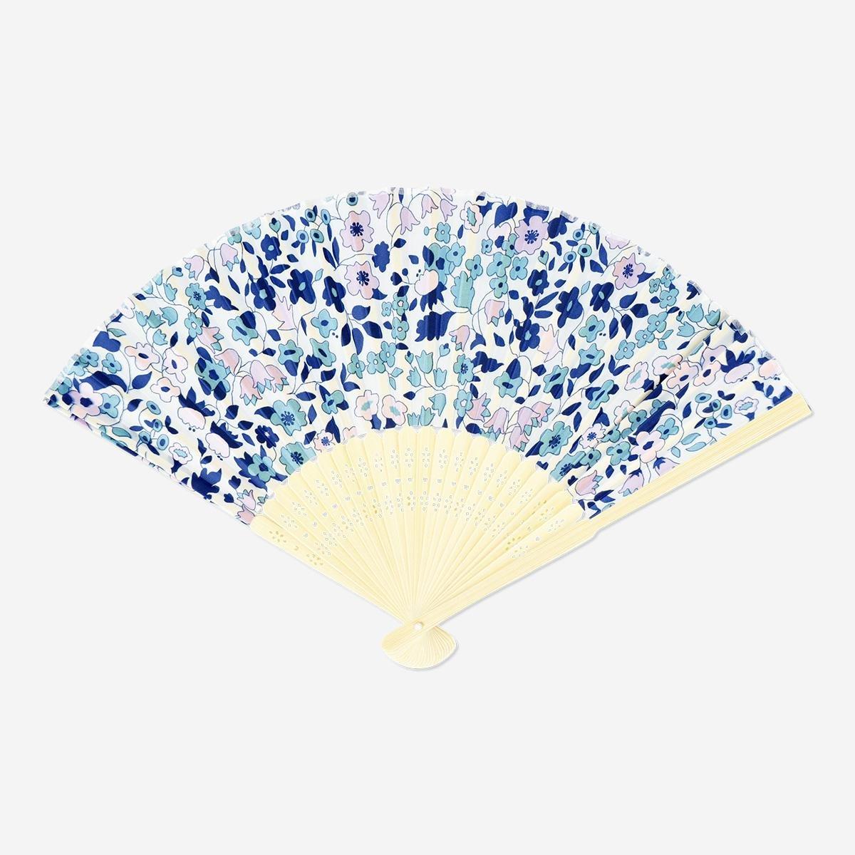 Multicolour floral foldable fan