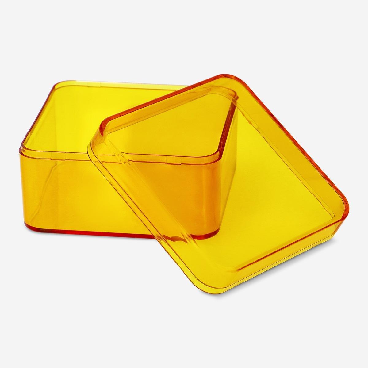 Orange small storage box