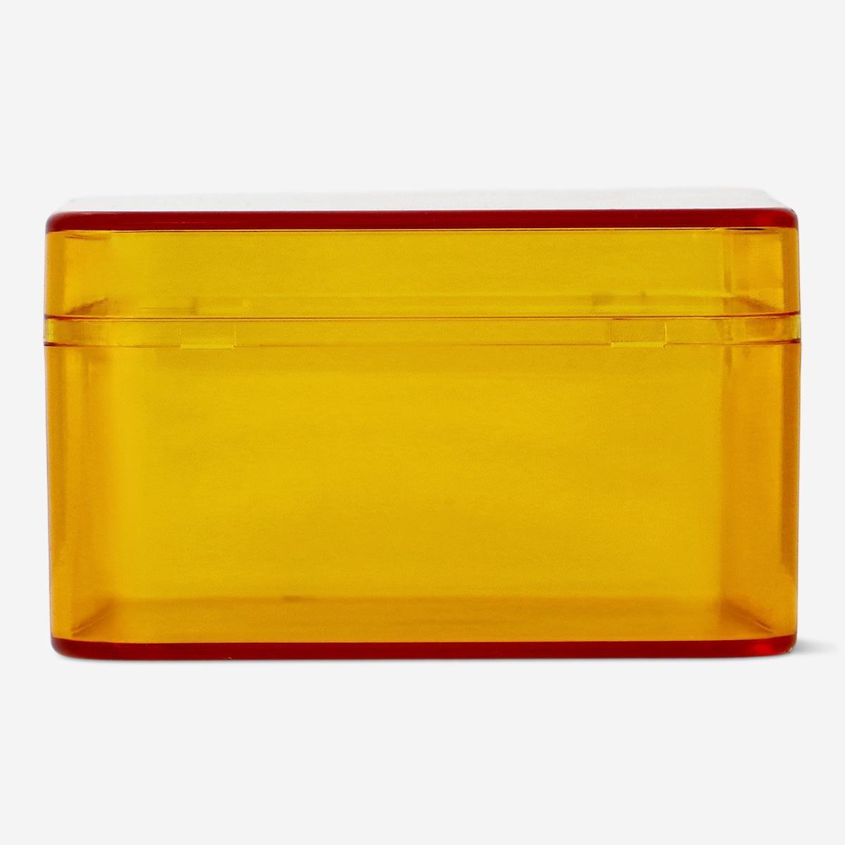 Orange small storage box