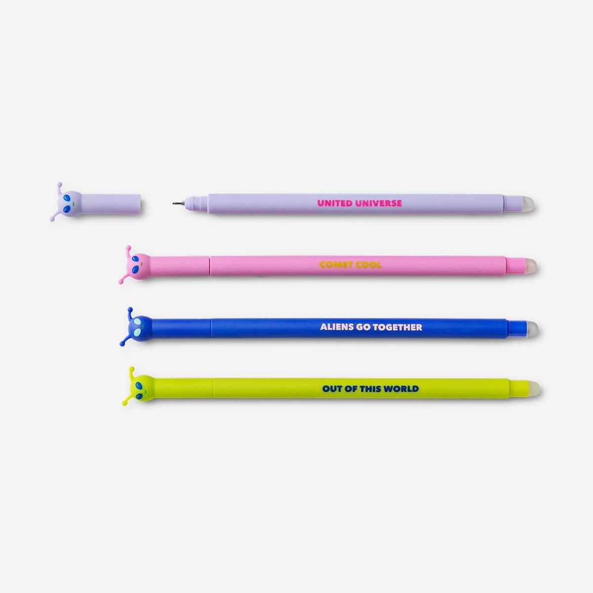 Multicolour erasable pens