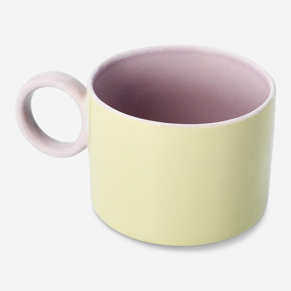 Multicolour stoneware mug