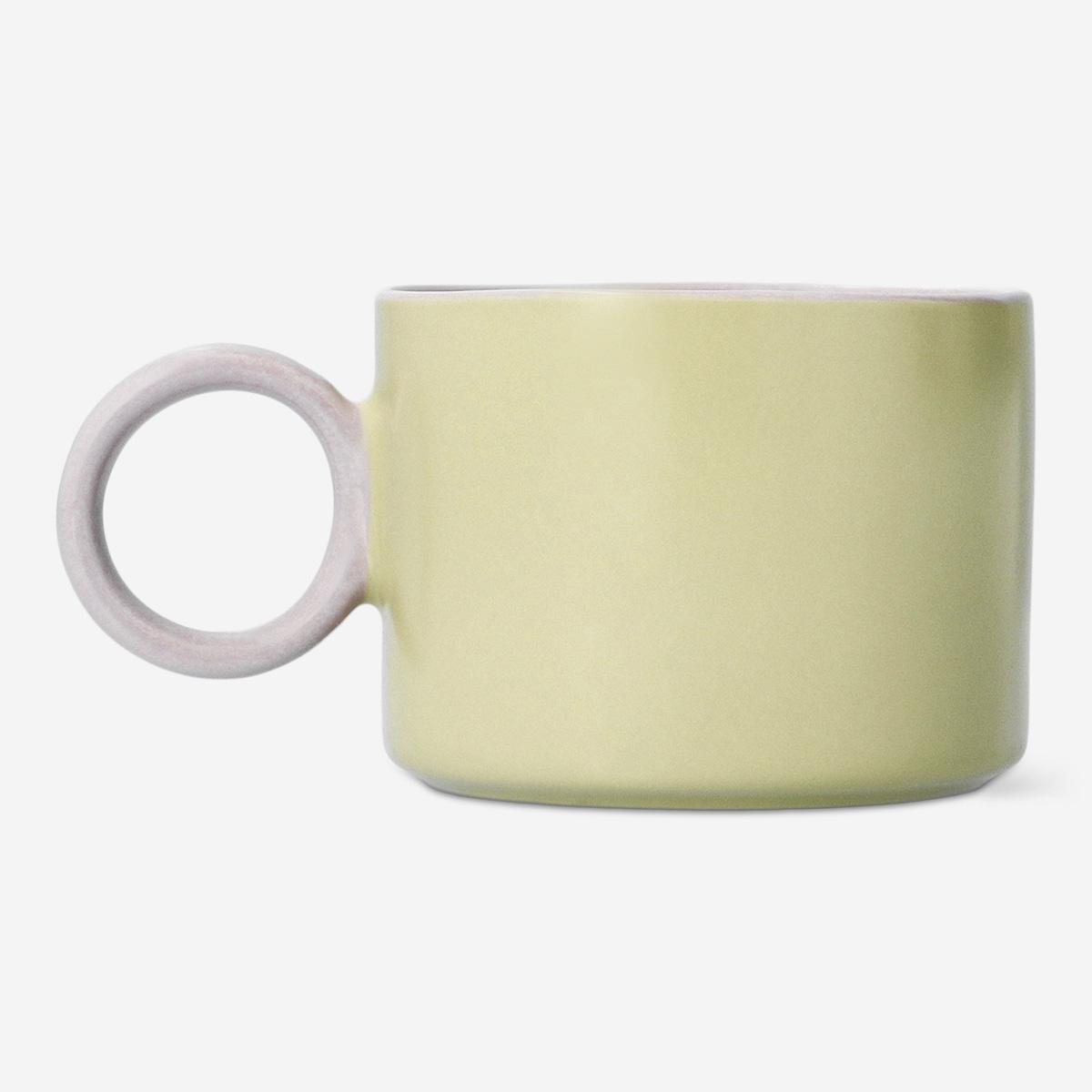 Multicolour stoneware mug