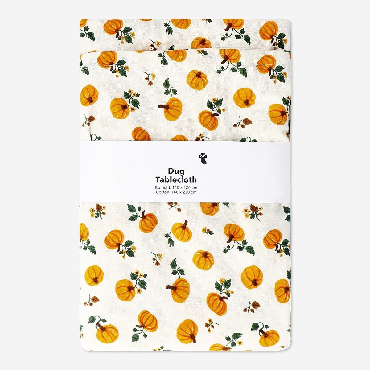 Orange Pumpkin Tablecloth