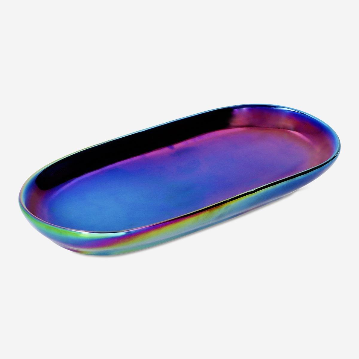Multicolour serving dish