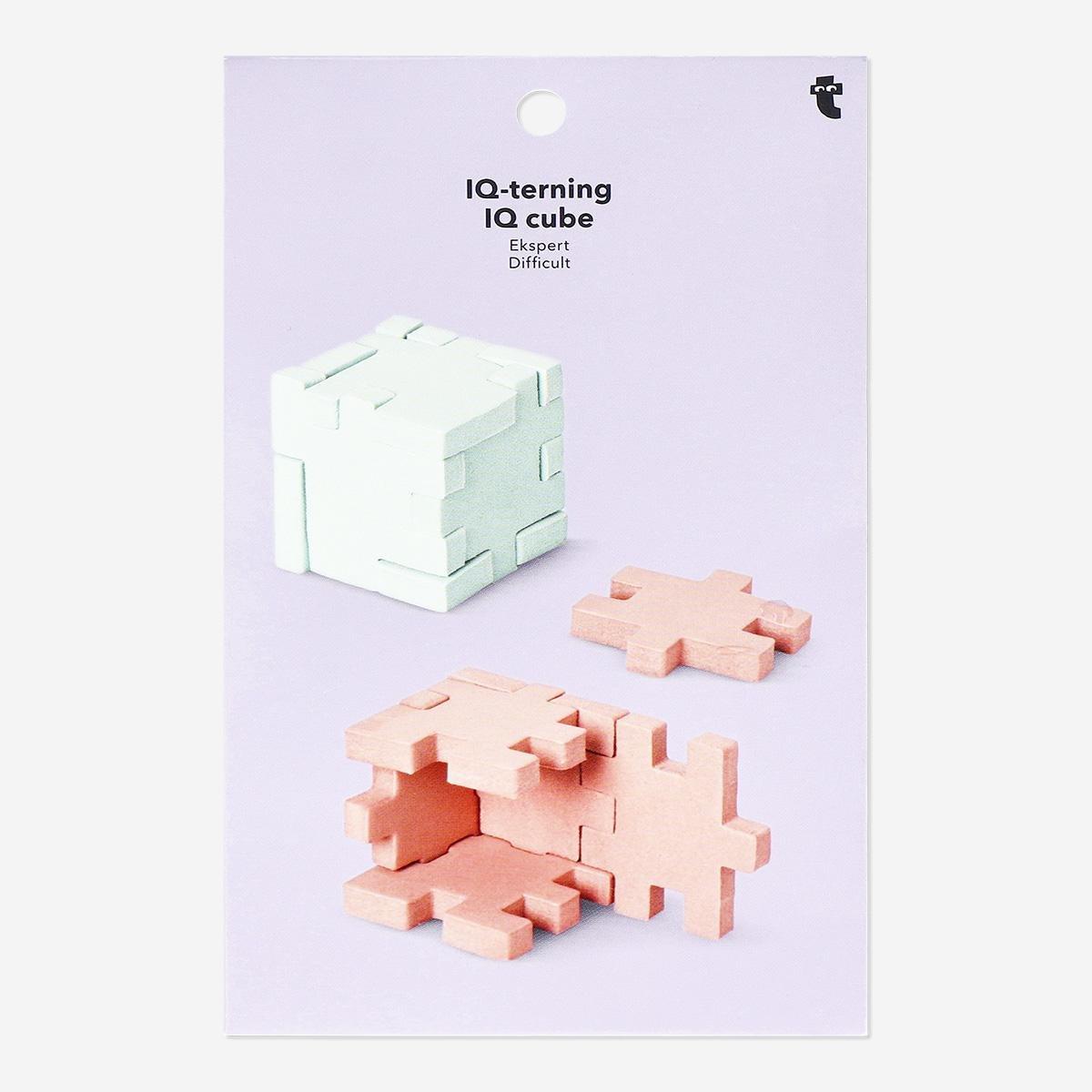 Orange difficult iq cube