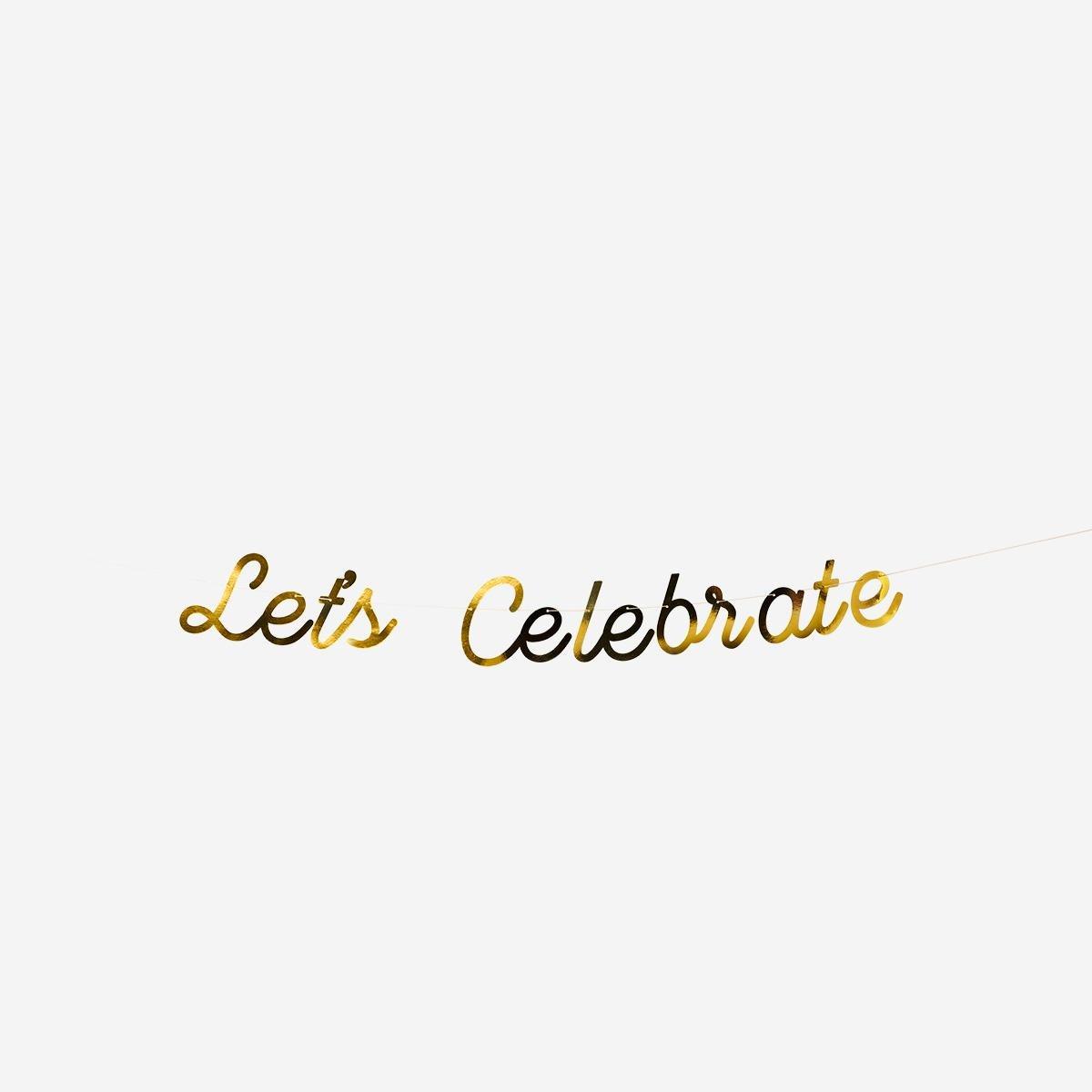 Gold Paper Garland
