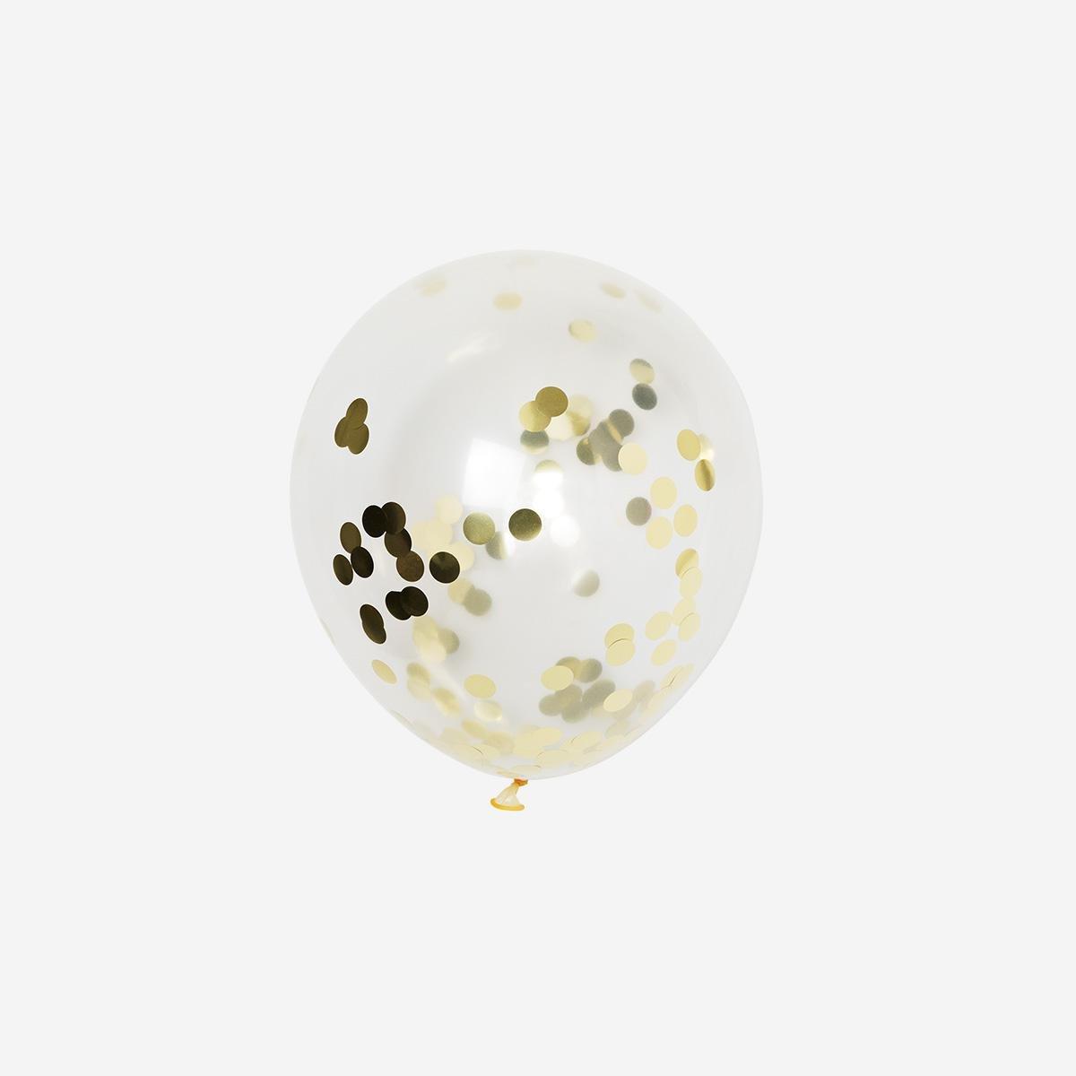 Multicolour Metallic Balloons . 6 Pcs