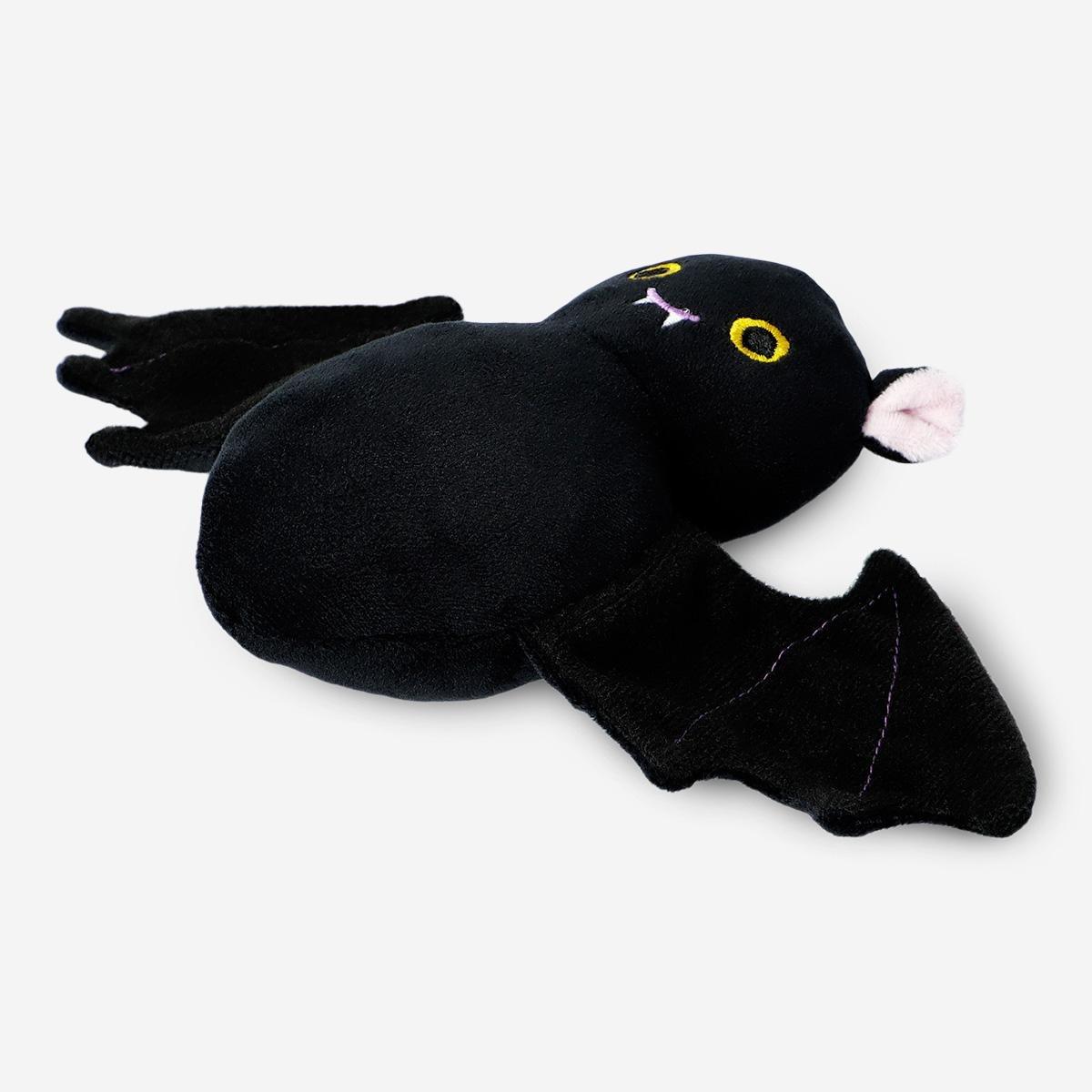 Black Bat-Shaped Pet Toy