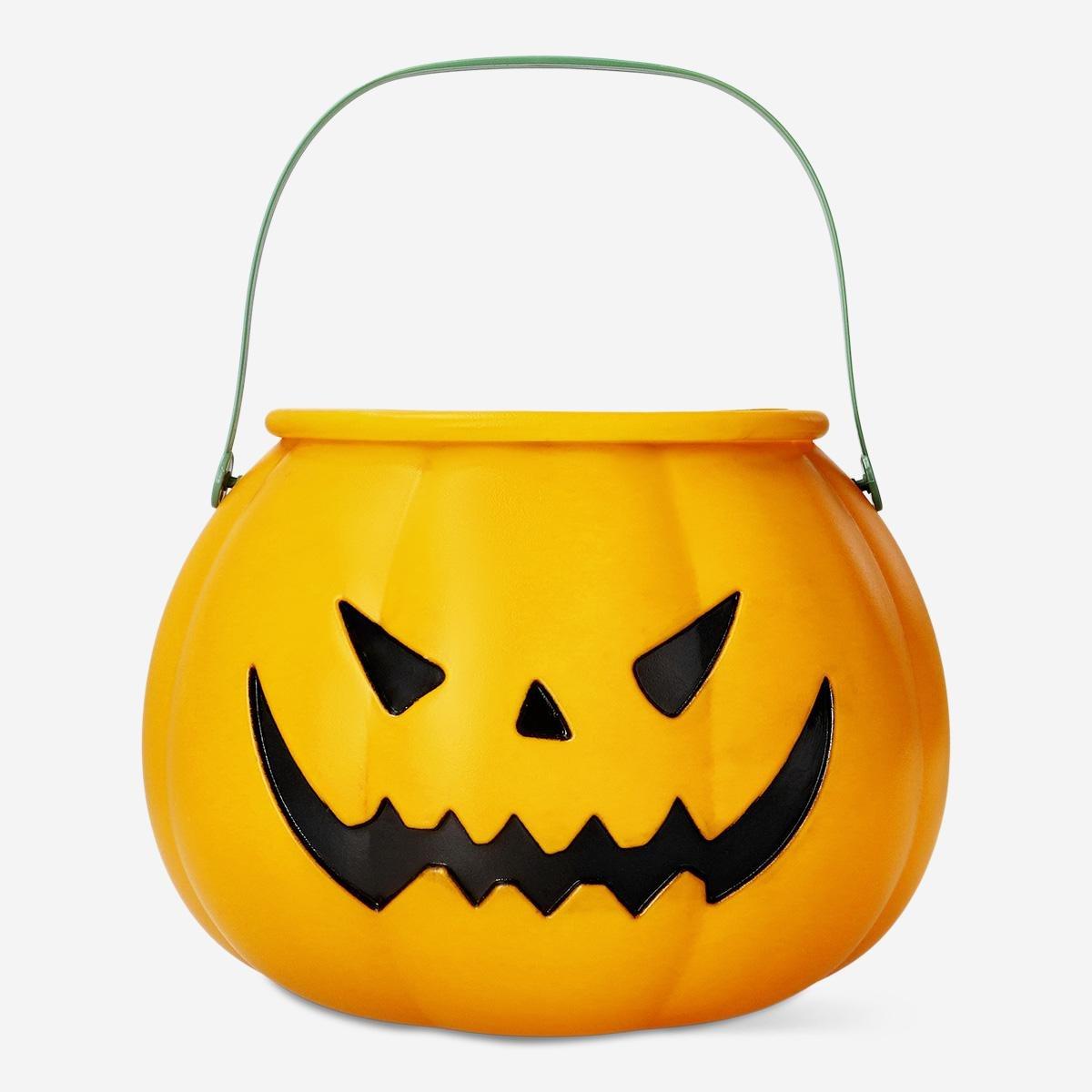 Orange Trick-Or-Treat Bucket
