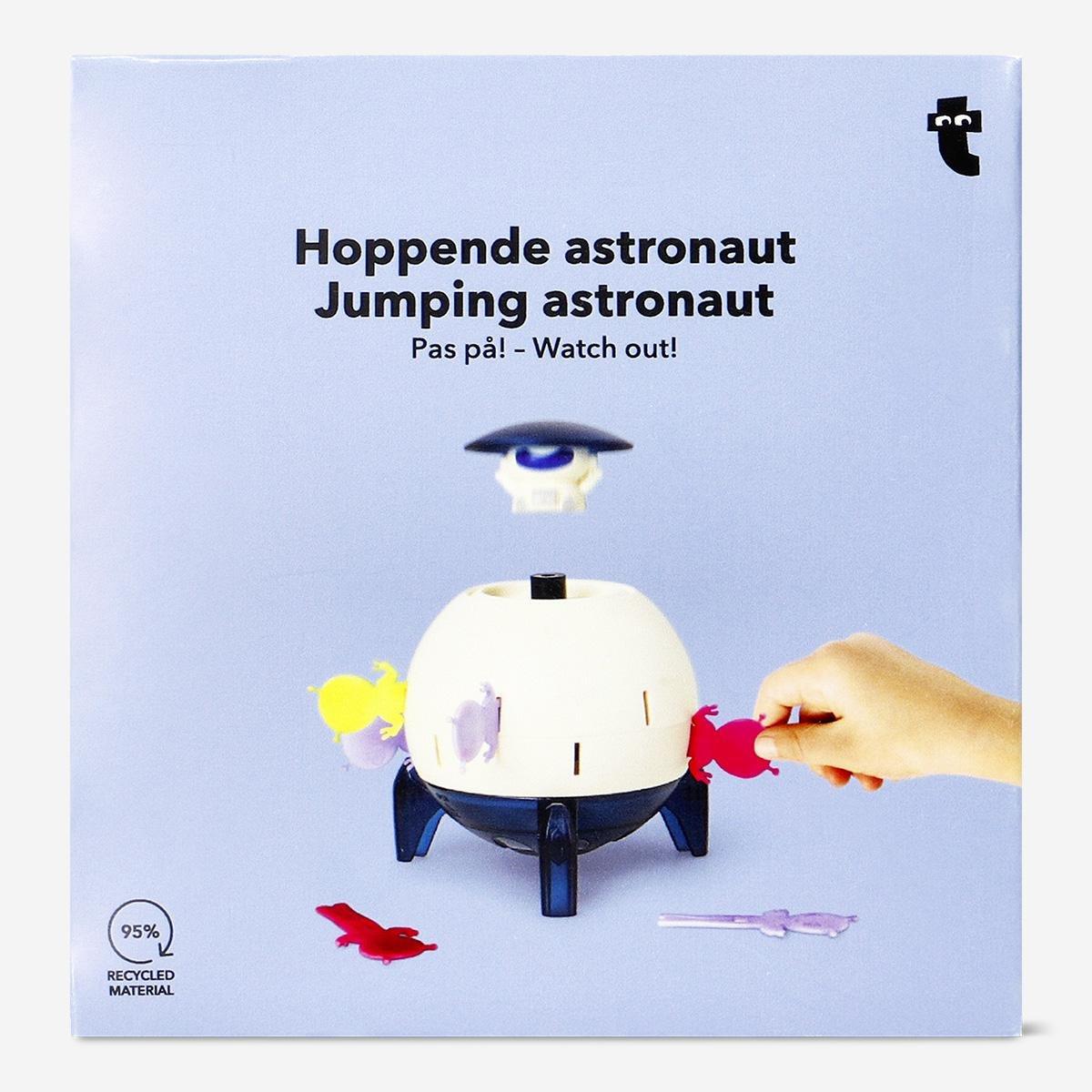 Multicolour jumping astronaut game
