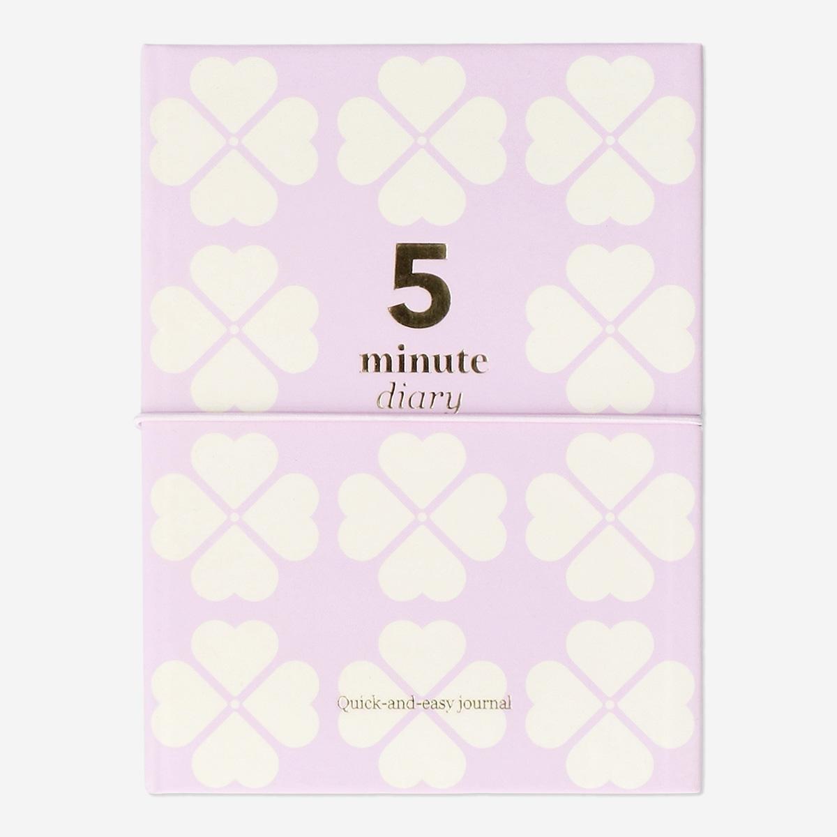 Multicolour five minute journal - english