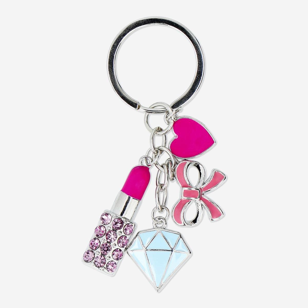 Multicolour Charms Key Ring