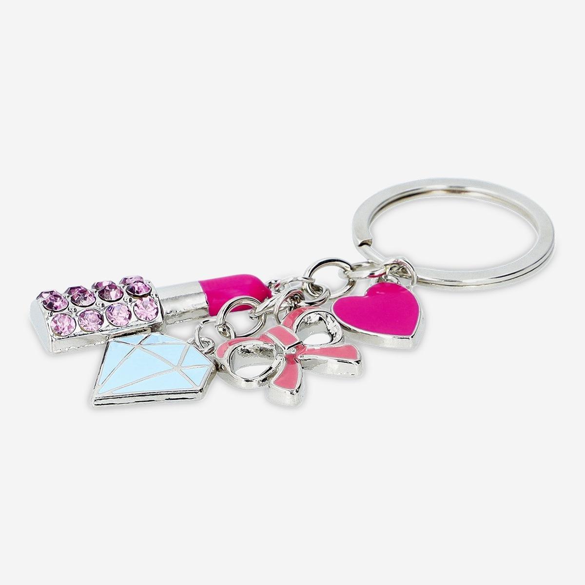 Multicolour Charms Key Ring